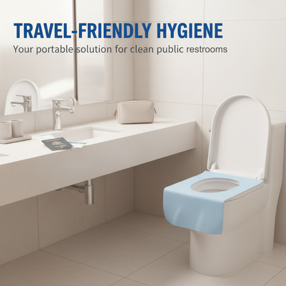 1+2 GRATIS | LooShield™ | Hygienischer Toilettensitzschutz – Wasserdicht, rutschfest & sorgenfrei unterwegs