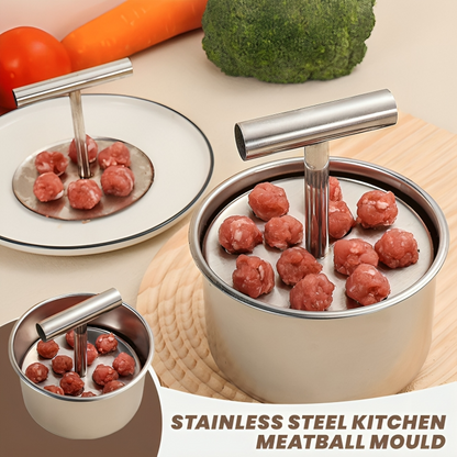 MeatPress – Fleischbällchen-Form aus Edelstahl