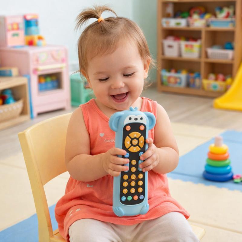 1+1 GRATIS  | TappyTunes™ | Baby Fernbedienung Spielzeug – Musik, Licht & Lernspaß für Babys