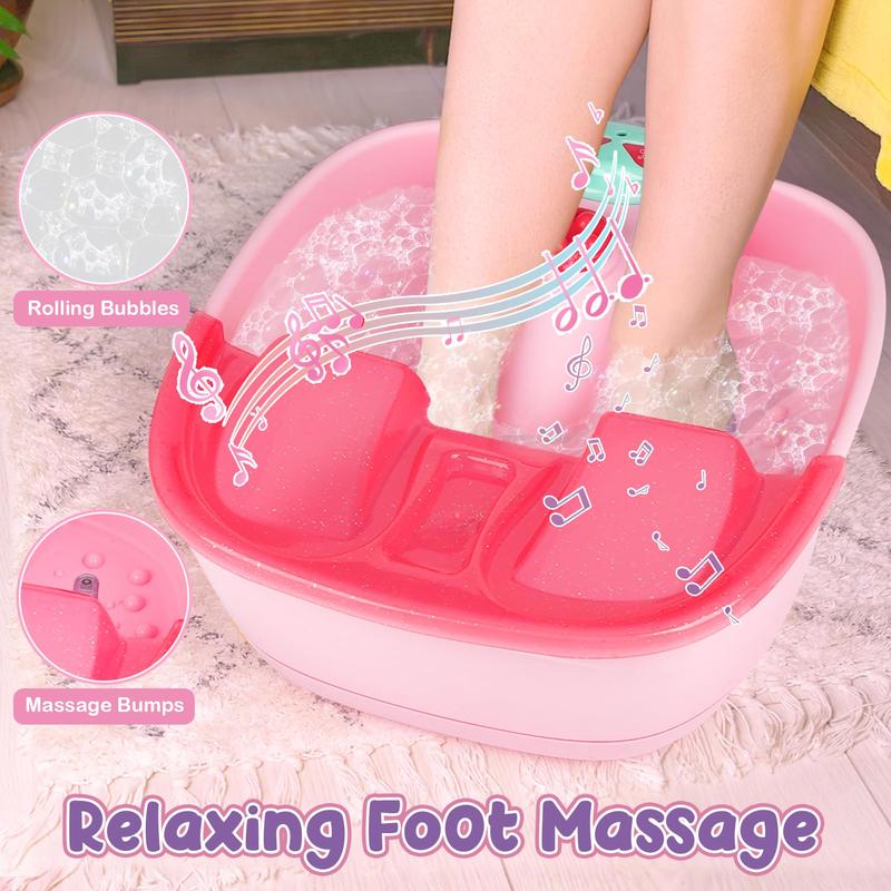50% RABATT | LilSpa™ | Kids Spa & Beauty Set – Fußspa, Peel-Off Nagellack & Masken | Wellness-Tag für Zuhause