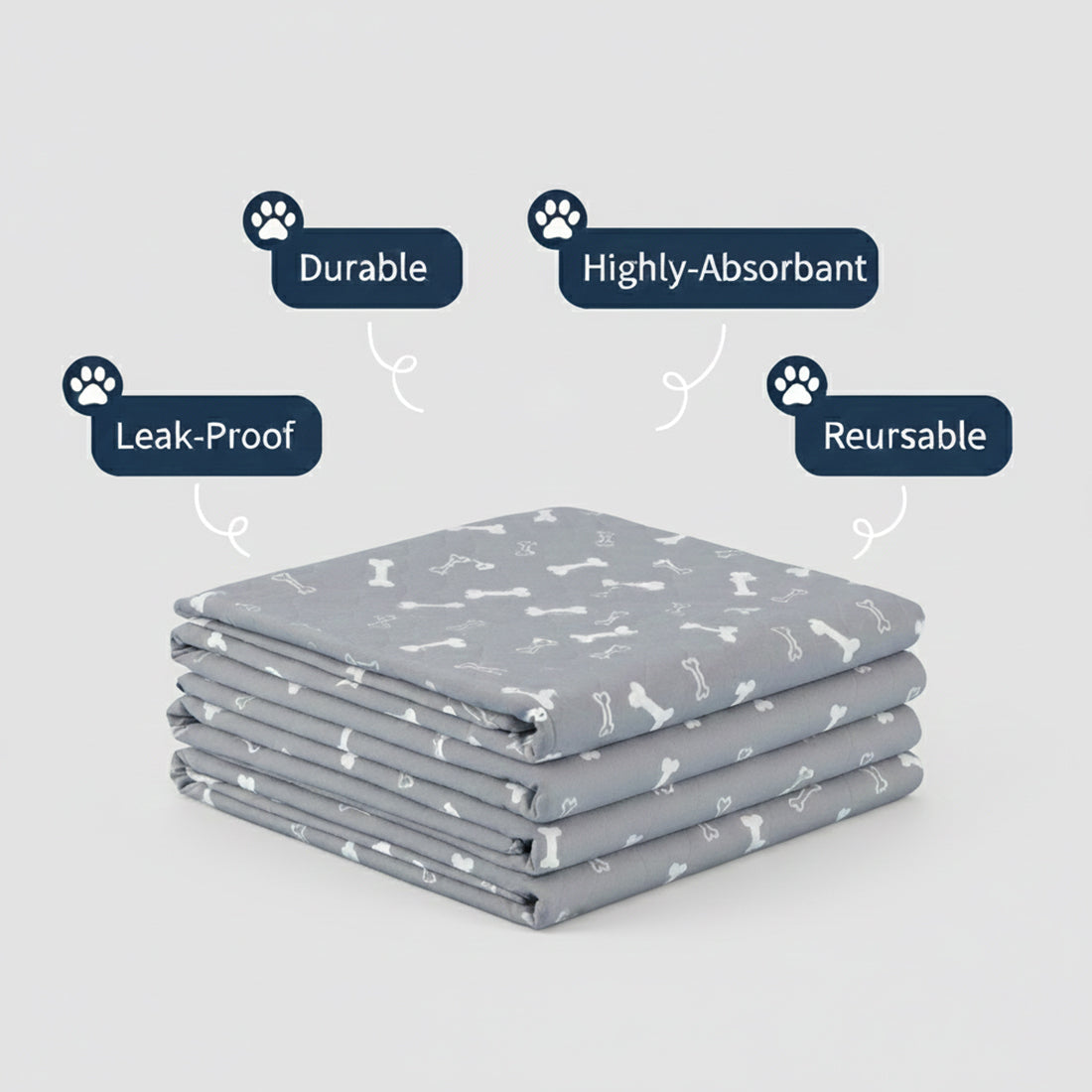 1+1 GRATIS | PetPad™ | Hundetoiletten Pads – Geruchskontrolle, ultra saugstark & auslaufsicher