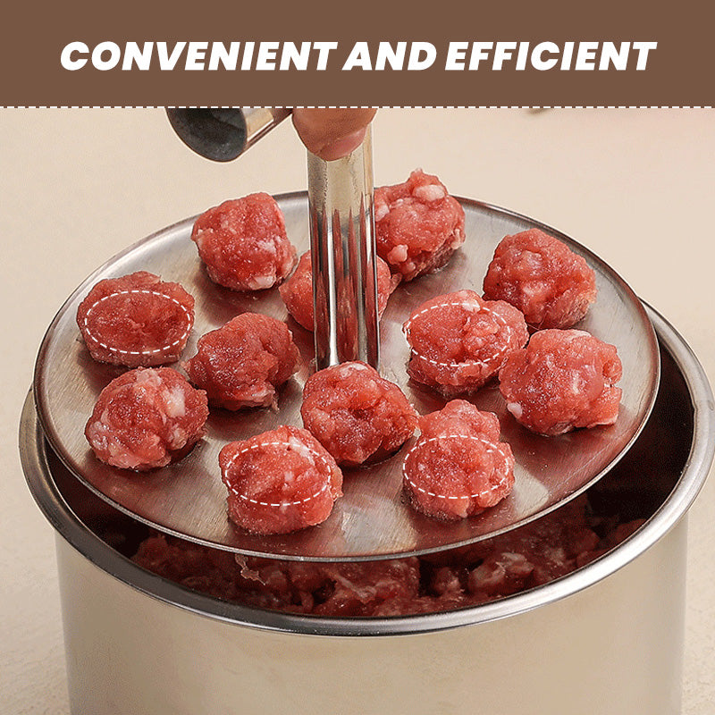 MeatPress – Fleischbällchen-Form aus Edelstahl