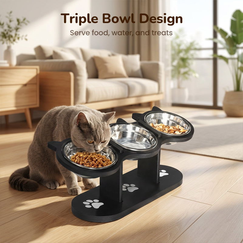 PawFeast™ | Höhenverstellbare Futterschale – Sauber, ergonomisch & gesund für Haustiere