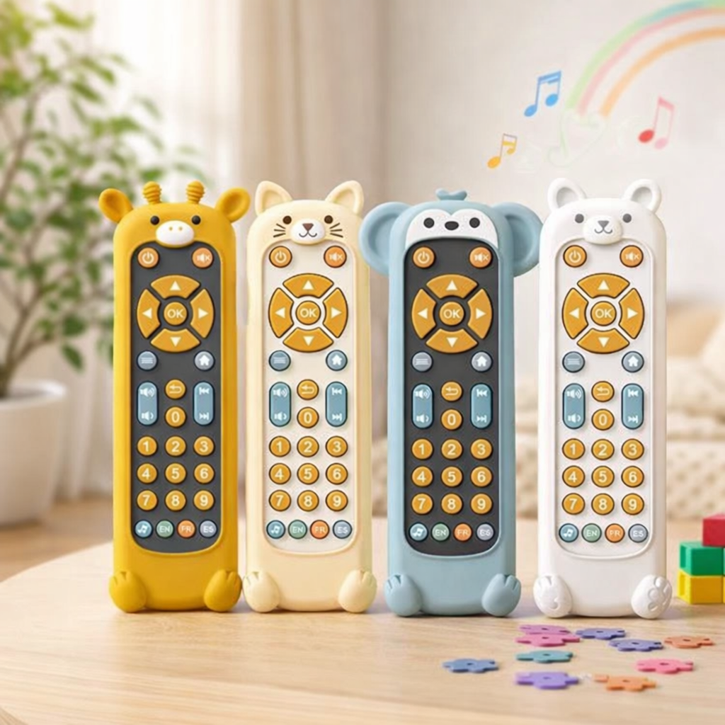 1+1 GRATIS  | TappyTunes™ | Baby Fernbedienung Spielzeug – Musik, Licht & Lernspaß für Babys