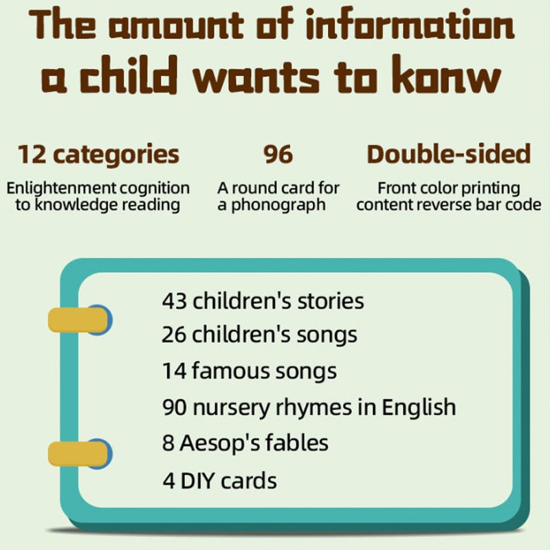 50% RABATT | GrammyTales™ | Interaktives Kinder-Hörgerät mit Geschichten & Musik | Bildschirmfreies Lernen & Fantasie-Förderung