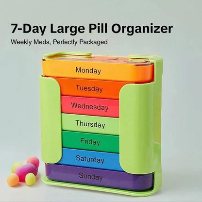 DailyDose™ | Wochen-Pillendose – Klar organisiert & sicher durch den Alltag