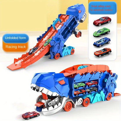 DinoMorph – 4-in-1 Transformer Riesen-Truck & Dino-Spielset | 50% RABATT