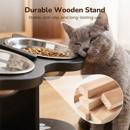 PawFeast™ | Höhenverstellbare Futterschale – Sauber, ergonomisch & gesund für Haustiere