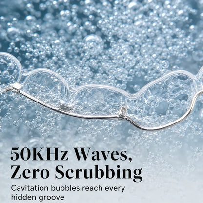 Purewave™ – 3-Modi Ultraschallreiniger für Zahnprothesen, Retainer & Aligner + 50 % RABATT
