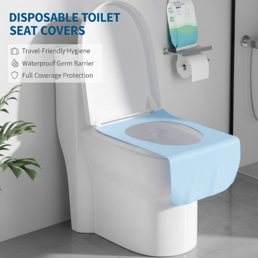 1+2 GRATIS | LooShield™ | Hygienischer Toilettensitzschutz – Wasserdicht, rutschfest & sorgenfrei unterwegs