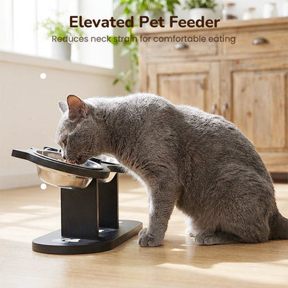 PawFeast™ | Höhenverstellbare Futterschale – Sauber, ergonomisch & gesund für Haustiere