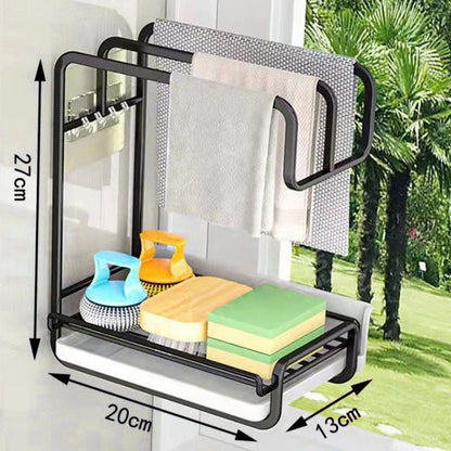 50% Rabatt | TidyRack™ | Hygienischer Küchen-Organizer für Tücher & Schwämme