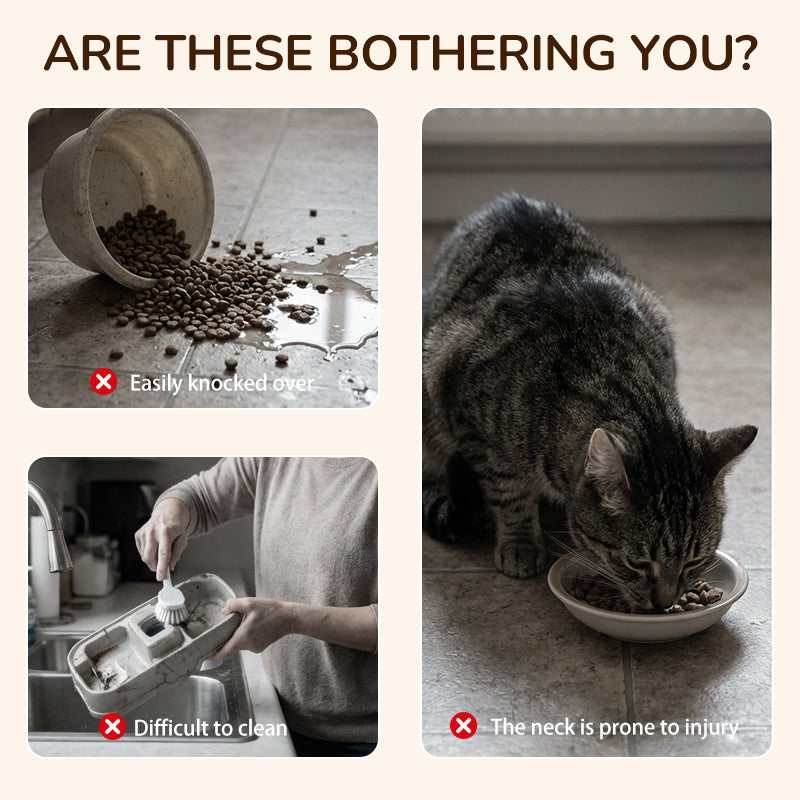 PawFeast™ | Höhenverstellbare Futterschale – Sauber, ergonomisch & gesund für Haustiere