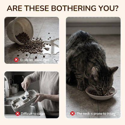 PawFeast™ | Höhenverstellbare Futterschale – Sauber, ergonomisch & gesund für Haustiere