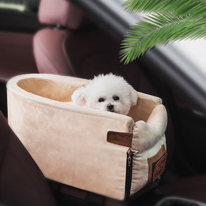 50% RABATT | PawPort™ | Haustier-Autositz – Auto-Hundesitz für kleine Hunde & Katzen | Stabiler 4-Seiten-Schutz, Reißverschluss-Einstieg & Sicherheitsleine