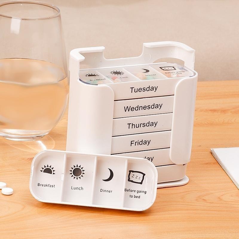 DailyDose™ | Wochen-Pillendose – Klar organisiert & sicher durch den Alltag