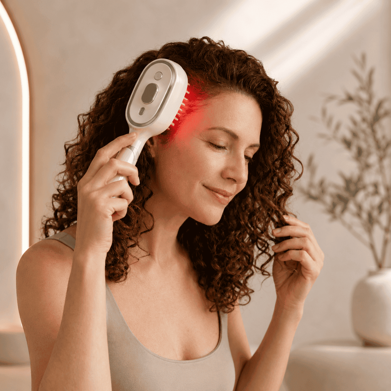 ScalpBoost™ 3in1 Dampf-Massagekamm mit Haaröl – für glänzendes & leicht kämmbares Haar