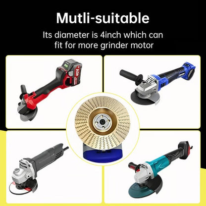 Holz Schleifscheiben Set 3-in-1 für Winkelschleifer | Formen, Schnitzen, Schleifen & Polieren | Präziser Abtrag, vibrationsarm