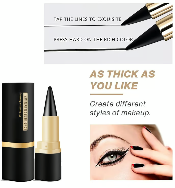 InkSilk Schwarzer Eyeliner-Cremestift für präzise Augen-Make-ups