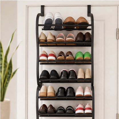 Stowvale – Tür-Schuhregal mit schrägen Ablagen, für bis zu 36 Paar Schuhe + 50 % RABATT