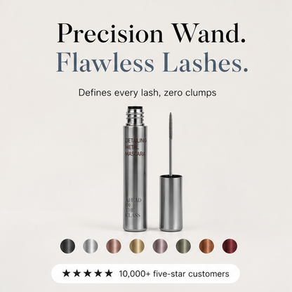 Lashcroft™ | Wasserfeste Mascara mit Metallbürste für längere, perfekt geschwungene Wimpern | 1+1 GRATIS