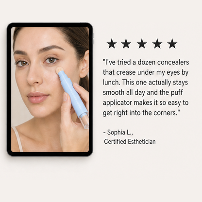 Dewglow – Hydrating Micro-Puff Applicator Liquid Concealer Pen | 50% Rabatt