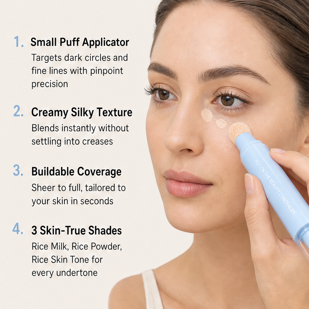 Dewglow – Hydrating Micro-Puff Applicator Liquid Concealer Pen | 50% Rabatt