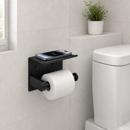 Rustholt™ – Bohrfreier Toilettenpapierhalter aus SUS304-Edelstahl für XXL-Rollen – jetzt 50 % Rabatt