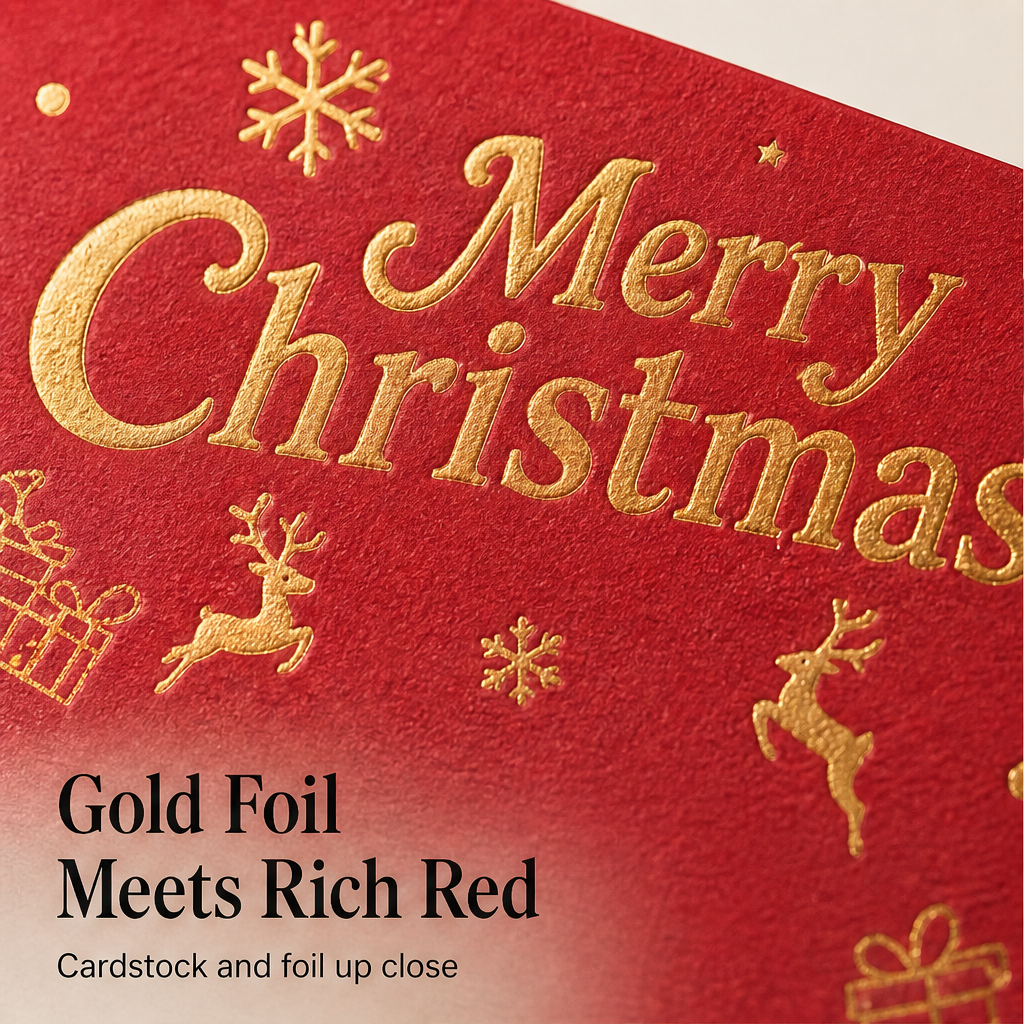 Merryvelle – Gold Foil 6-Slot Cascading Christmas Money Envelope + 1+1 FREE