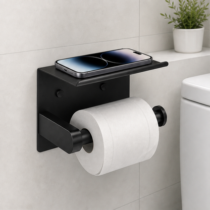 Rustholt™ – Bohrfreier Toilettenpapierhalter aus SUS304-Edelstahl für XXL-Rollen – jetzt 50 % Rabatt