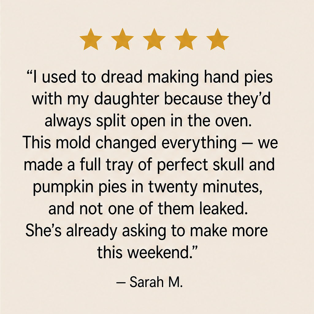 Crimwell™ – Mini-Pie-Form zum Formen & Verschließen für sauberes Halloween-Backen – jetzt 50 % Rabatt