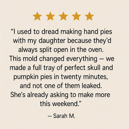 Crimwell™ – Mini-Pie-Form zum Formen & Verschließen für sauberes Halloween-Backen – jetzt 50 % Rabatt