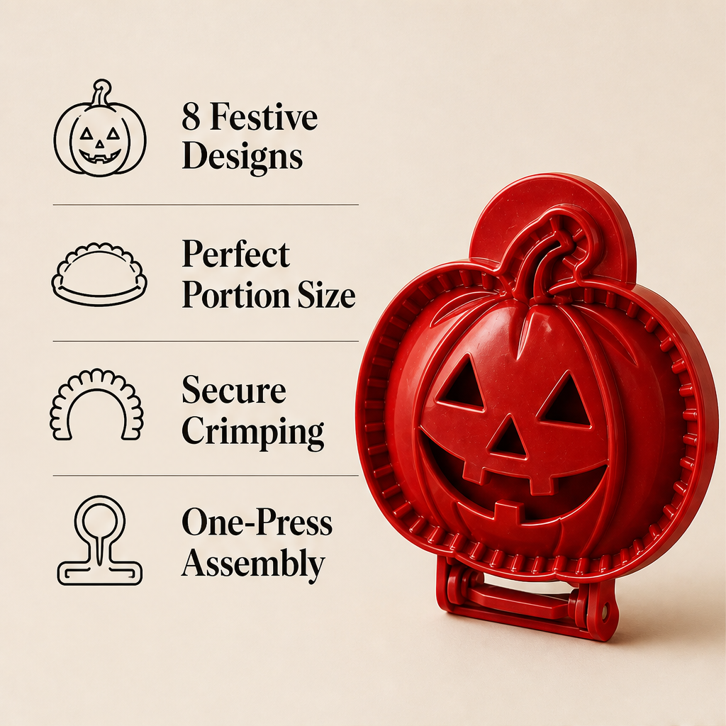 Crimwell™ – Mini-Pie-Form zum Formen & Verschließen für sauberes Halloween-Backen – jetzt 50 % Rabatt