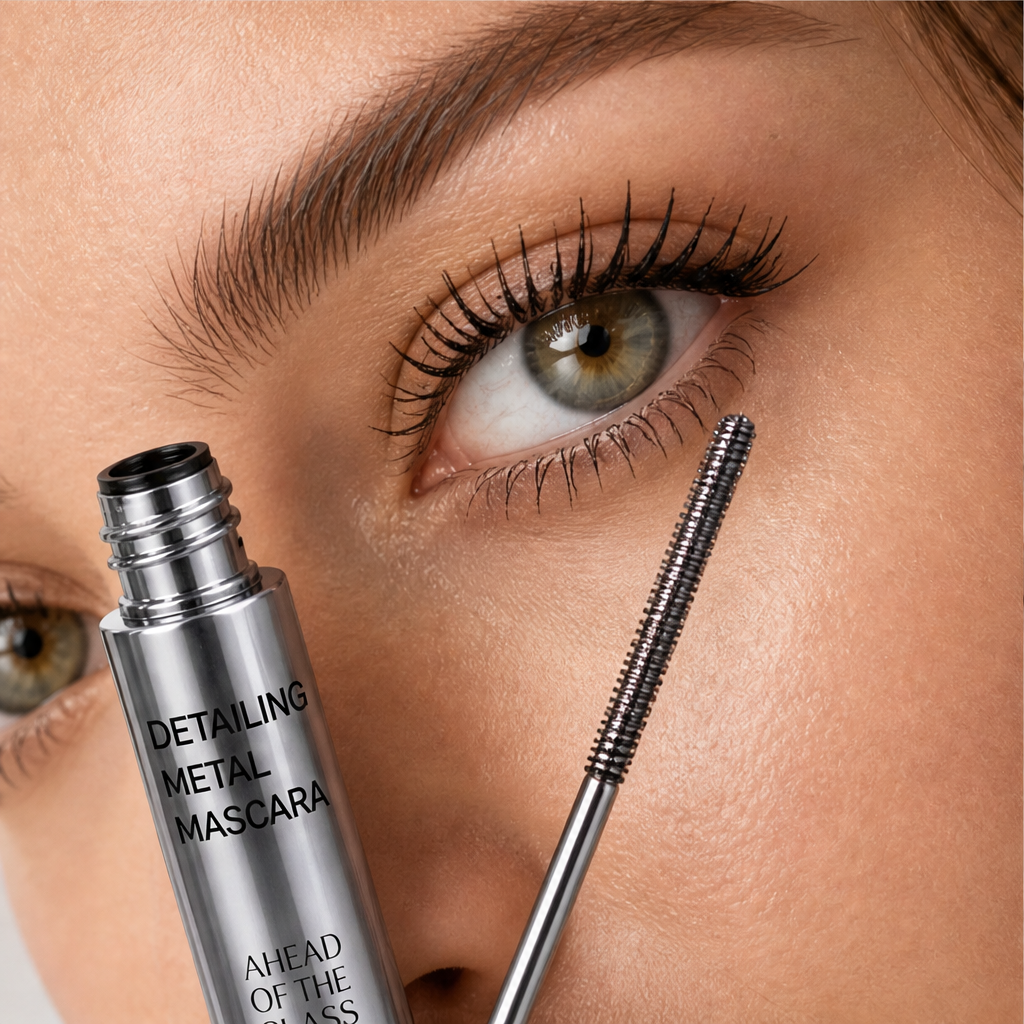 Lashcroft™ | Wasserfeste Mascara mit Metallbürste für längere, perfekt geschwungene Wimpern | 1+1 GRATIS