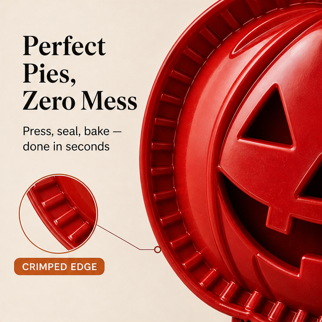 Crimwell™ – Mini-Pie-Form zum Formen & Verschließen für sauberes Halloween-Backen – jetzt 50 % Rabatt