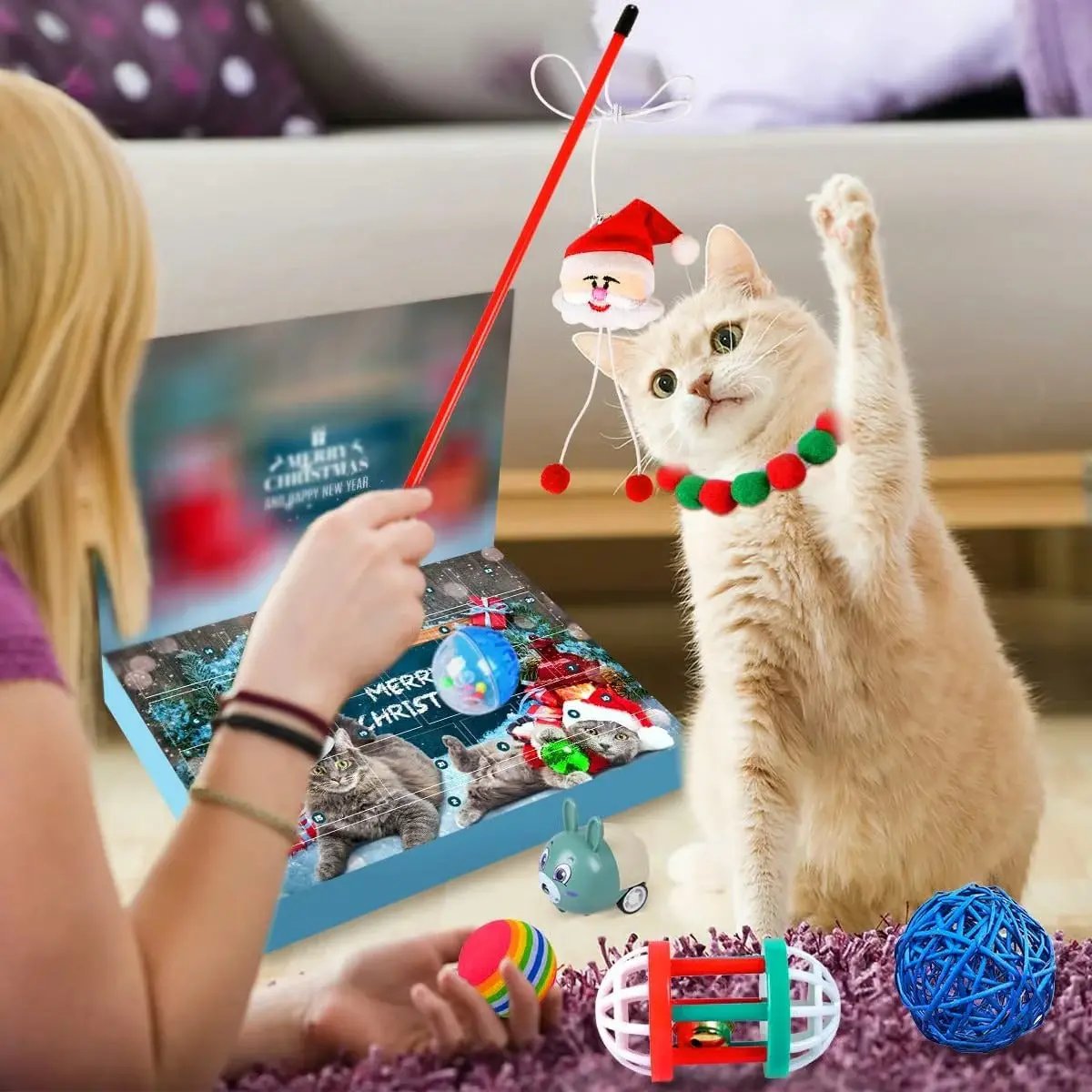 50% Rabatt | Adventskalender™ | 24 liebevoll ausgewählte Spielzeuge für magische Weihnachtsfreude