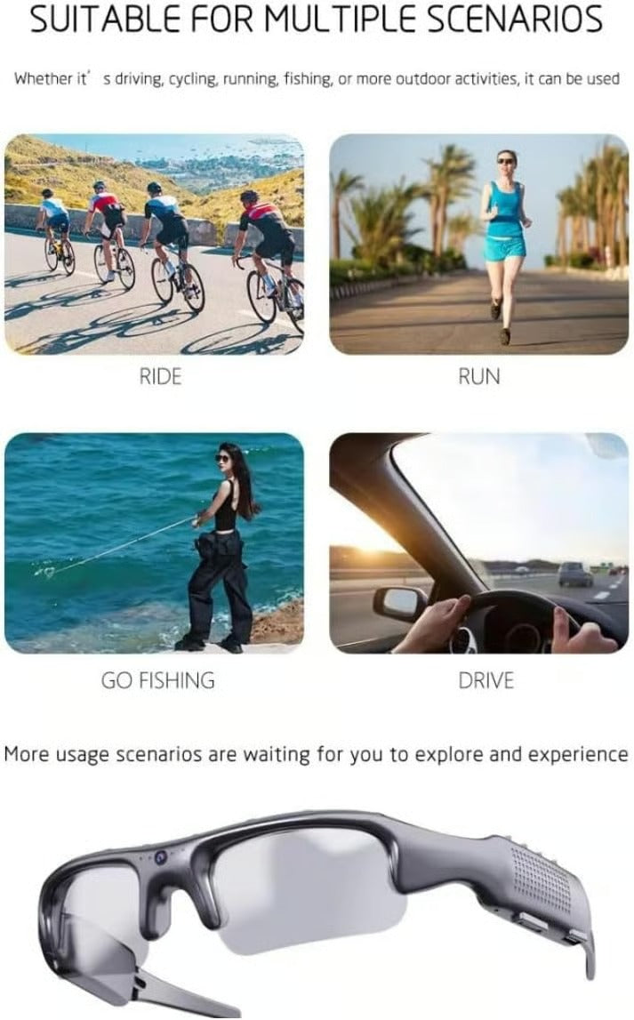 VisionEdge – Deine HD-Smart-Kamera-Sportbrille für unvergessliche Urlaubserlebnisse