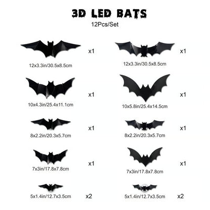LumiBats™ – Stimmungsvolle Halloween-Fledermausbeleuchtung