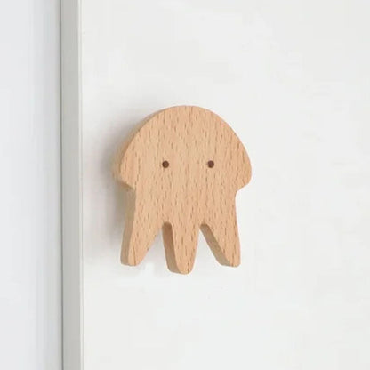 NordicPals – Set mit Wandhaken aus Holz in Tierform