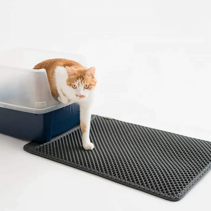 CleanPaws - Purrfect Streu-Matte | Katzenstreu-Matte für saubere Böden | 50% RABATT