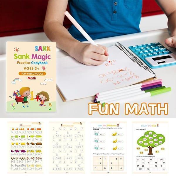 KidBook – 4er-Set Notizbücher mit Zauberstift