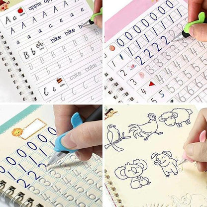 KidBook – 4er-Set Notizbücher mit Zauberstift