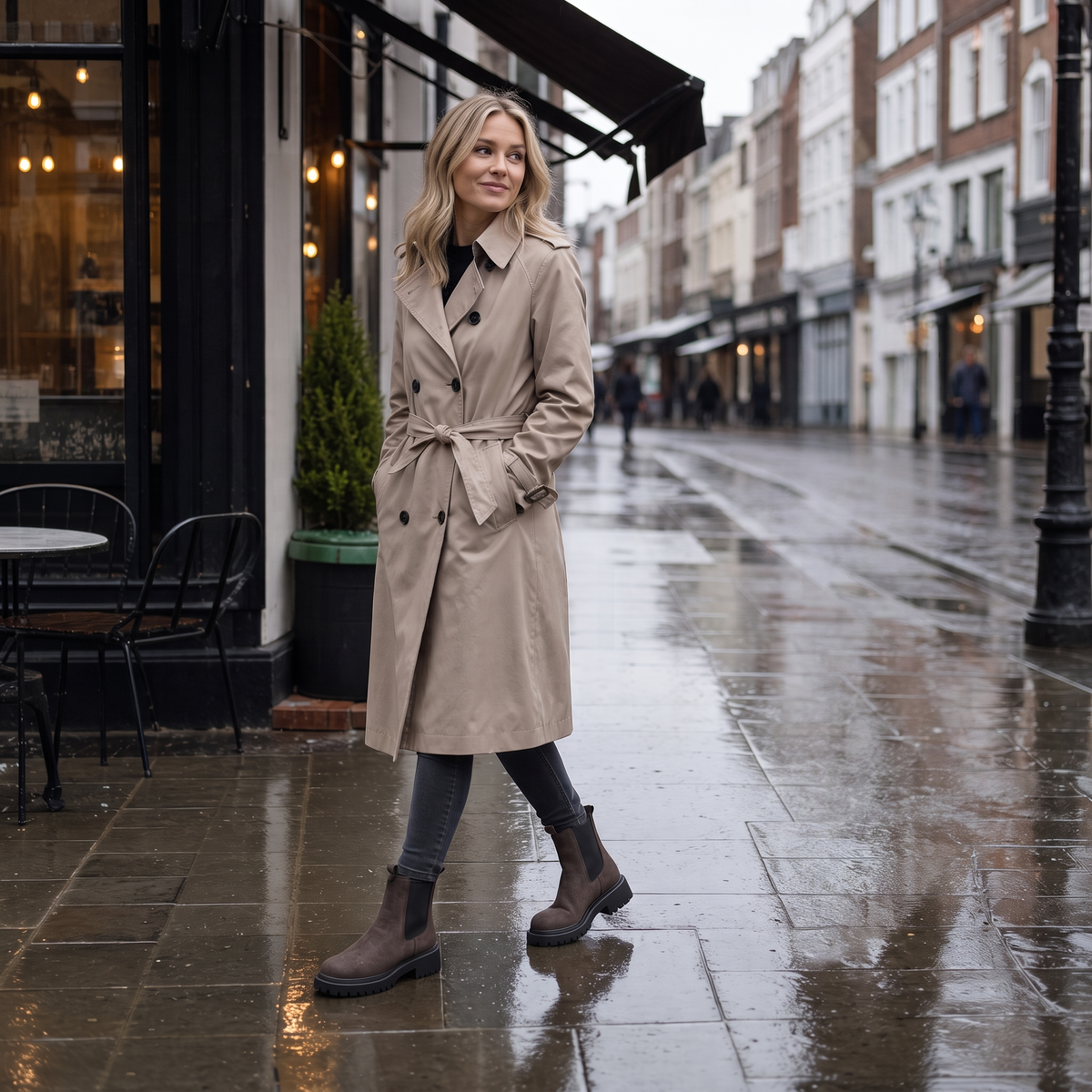 Traqora – Chelsea Boots mit weiter Passform und elastischen Einsätzen