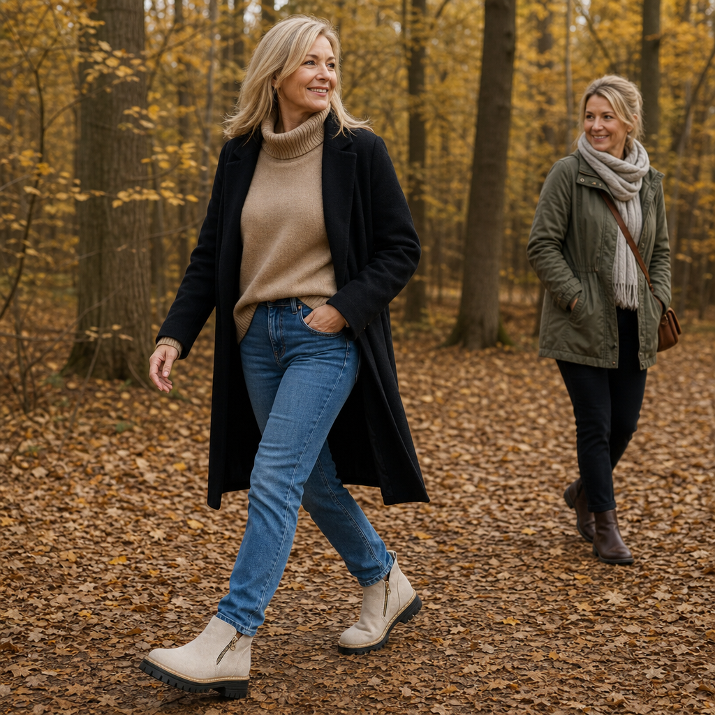 Stridewell – Stiefeletten mit eckigem Absatz und Reißverschluss