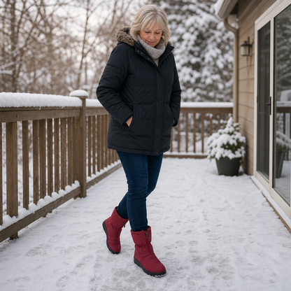 Frostbella – Rutschhemmende Winterstiefel mit warmem Innenfutter & Reißverschluss