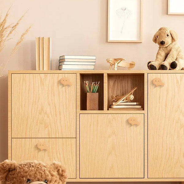 NordicPals – Set mit Wandhaken aus Holz in Tierform