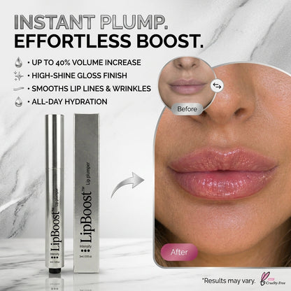 1 + 1 GRATIS HEUTE | LipBoost™ - Lippenaufpolsterer