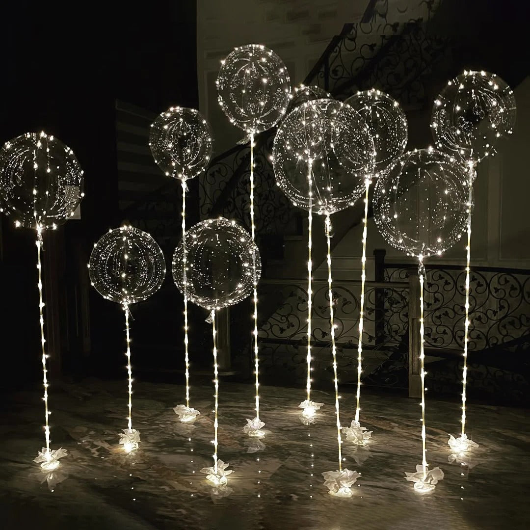 5+5 GRATIS | PartyBalloon™ - Wiederverwendbare LED-Ballons