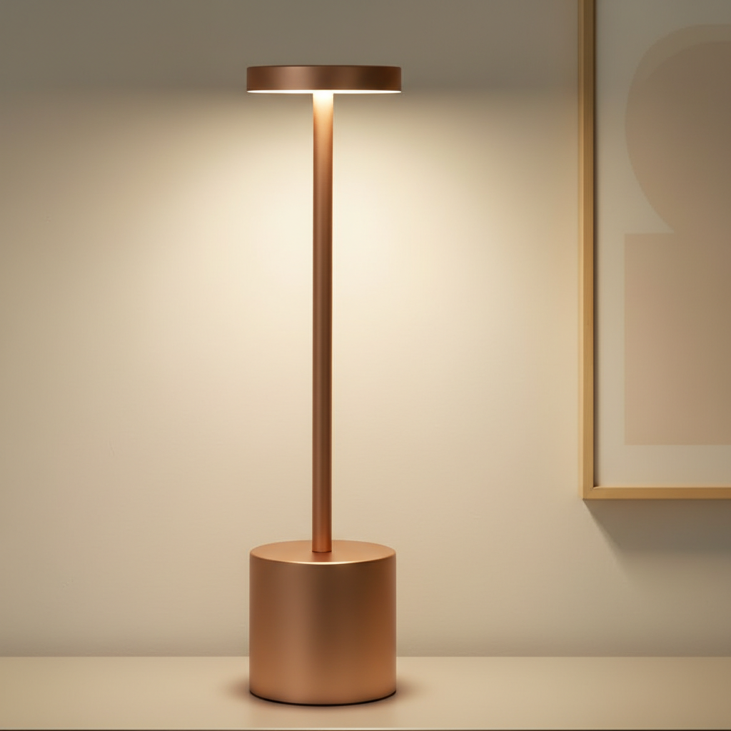 Auralis™ – Minimalistische, dimmbare und wiederaufladbare LED-Tischleuchte