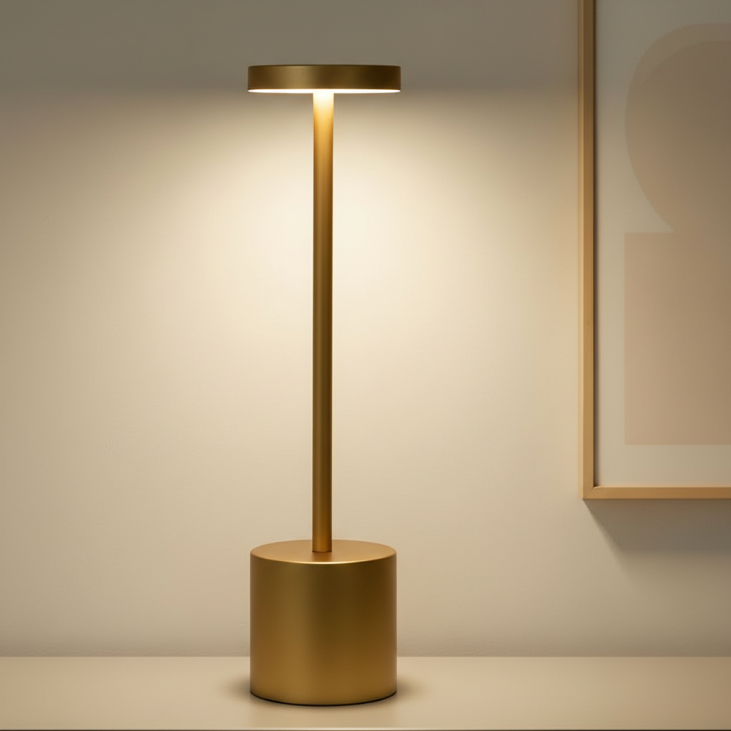 Auralis™ – Minimalistische, dimmbare und wiederaufladbare LED-Tischleuchte